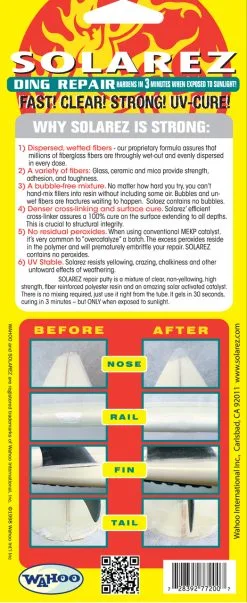 Solarez 2oz Polyester Ding Repair -Airush shop 2013 Solarez 1