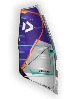2021 Duotone Super Hero Windsurfing Sail – Blue/ Off White