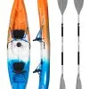 Islander Paradise 2 Double Sit On Top Kayak Opal -Airush shop Islander Paradise II OPAL with Egalis Paddles