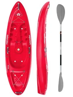 2022 Islander Koa Beach Sit On Top Kayak – Coral Red -Airush shop KOA Beach Coral Red With Egalis Alloy Paddle