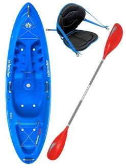 2021 Islander Koa Beach Sit On Top Kayak – Reef Blue -Airush shop KOA Beach Reef Blue Deluxe Back Rest Colt Junior Paddle Package