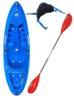 2021 Islander Koa Beach Sit On Top Kayak – Reef Blue -Airush shop KOA Beach Reef Blue Surf Back Rest Colt Junior Paddle Package