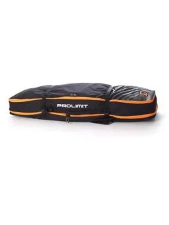 Prolimit Kitesurf Board Bag Global Twin Tip Combo – Black Grey Orange – 140 X 45cm