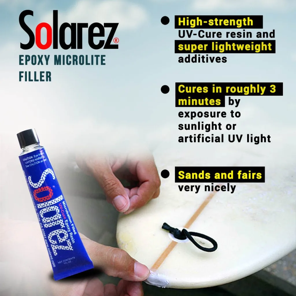 Solarez 1oz Microlite Epoxy Filler Ding Repair 4 Solarez 1oz Microlite Epoxy Filler Ding Repair - Image 2