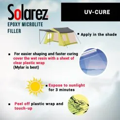 Solarez 1oz Microlite Epoxy Filler Ding Repair 10 Solarez 1oz Microlite Epoxy Filler Ding Repair -Airush shop RKJSolarez 67 1