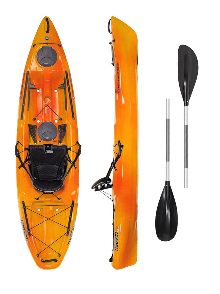 Graded Wilderness Systems Tarpon 100 Sit On Top Kayak Saffron 4 Graded Wilderness Systems Tarpon 100 Sit On Top Kayak Saffron - Image 2
