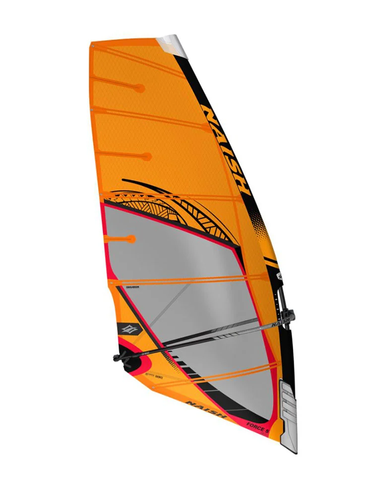 Naish S26 Force 5 Windsurfing Sail – Orange 3 Naish S26 Force 5 Windsurfing Sail – Orange
