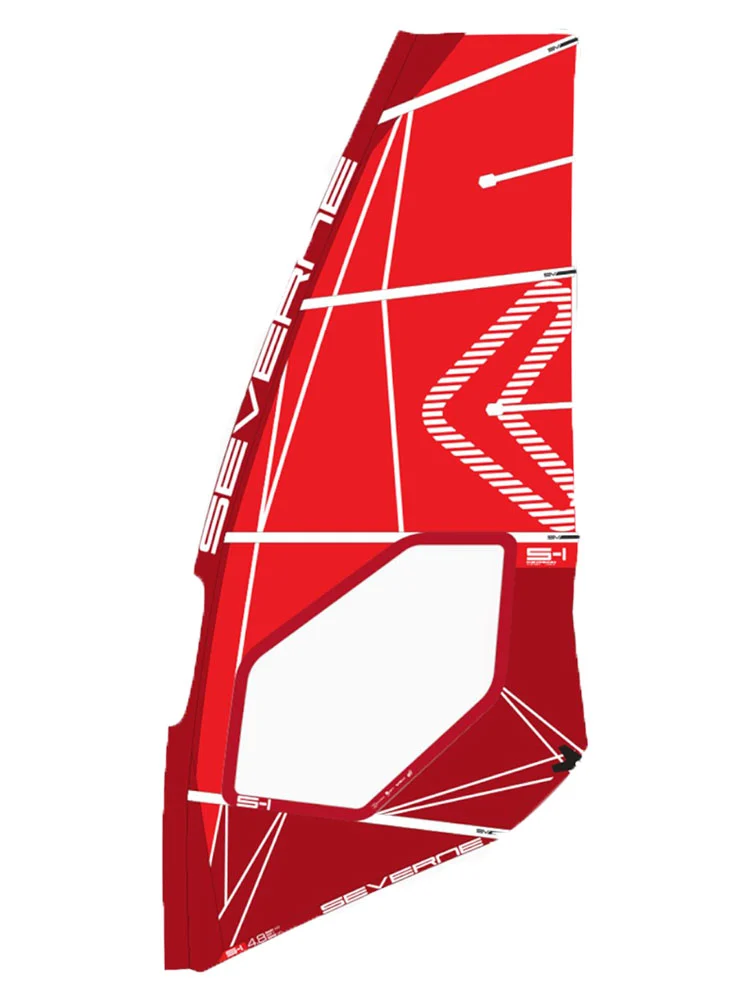 2023 Severne S-1 Windsurfing Sail – Red CC1 3 2023 Severne S-1 Windsurfing Sail – Red CC1