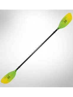 Werner Paddles Werner Paddle 2 Part Adjustable Shuna STR Glass Kayaking Paddle 220cm Citrus