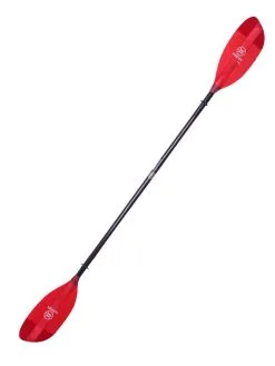 Werner Paddles Werner Paddle 2 Part Adjustable Shuna STR Glass Kayaking Paddle 210, 215, 220 Cm Red
