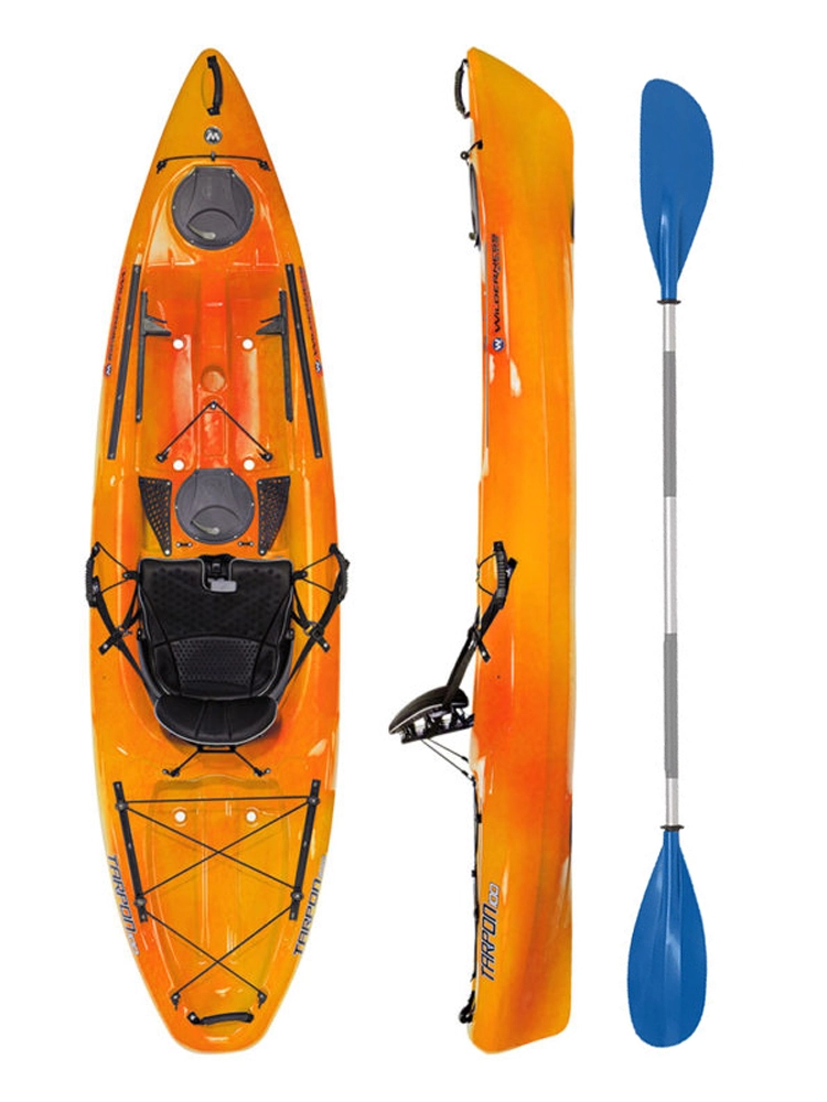 Graded Wilderness Systems Tarpon 100 Sit On Top Kayak Saffron 3 Graded Wilderness Systems Tarpon 100 Sit On Top Kayak Saffron